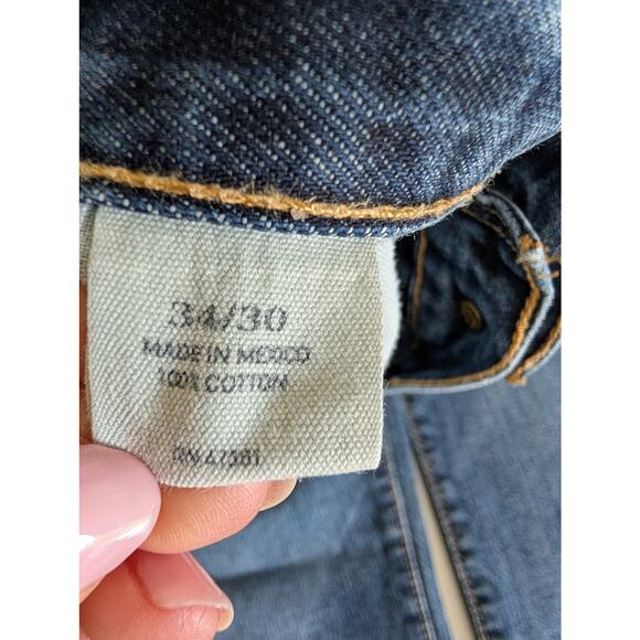 Polo Ralph Lauren Hampton Jean Men 34x30* Straight Leg Honeycomb Classic Denim - Picture 7 of 14